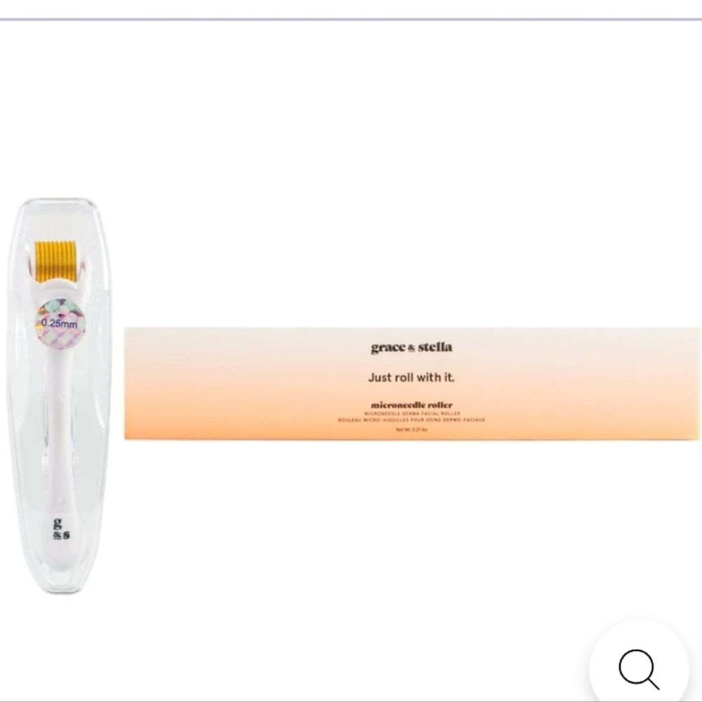 Grace & Stella microneedle roller kit with serum